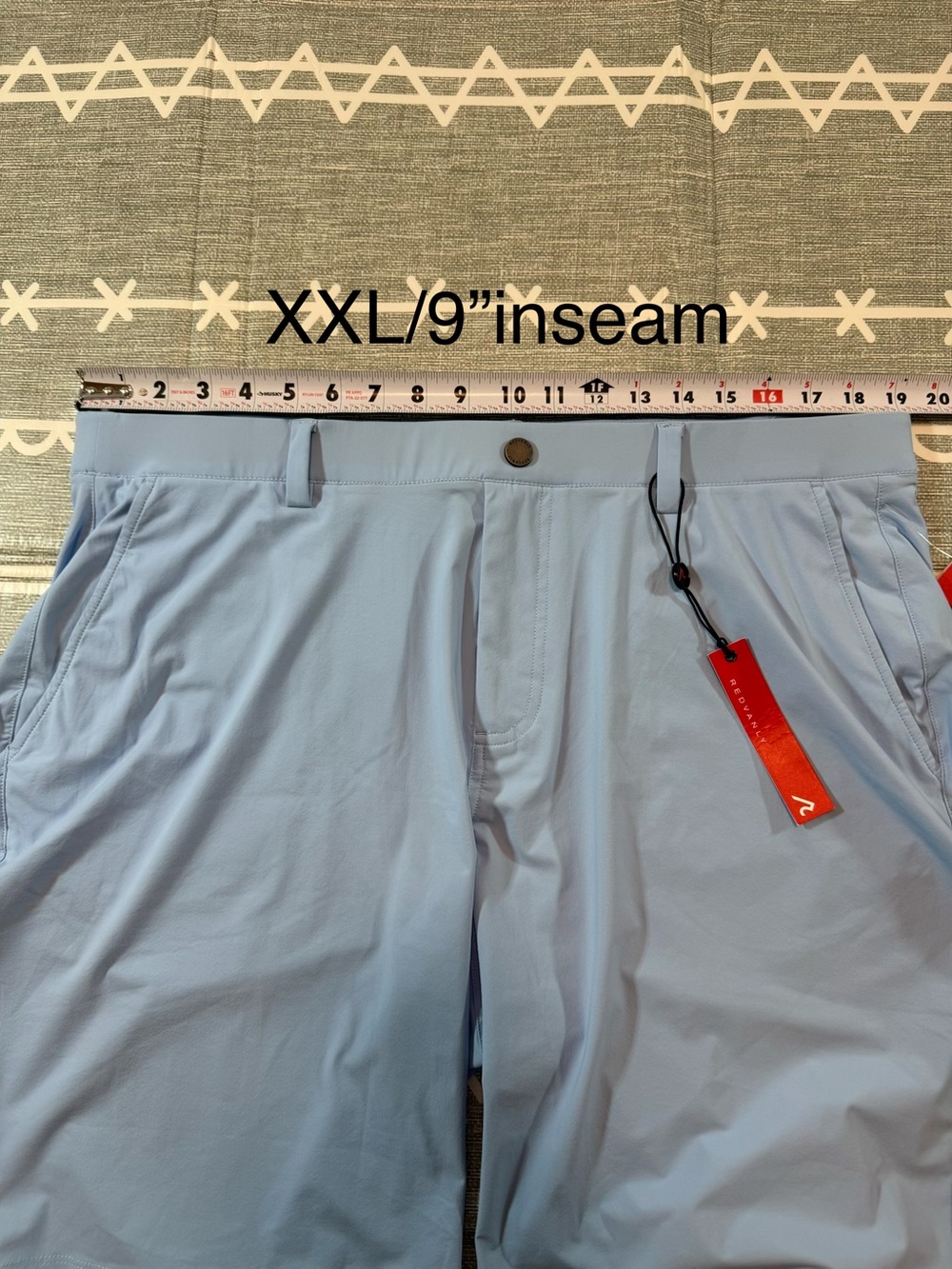 Redvanly Hanover Pull-On Shorts in Skydiver Blue - Picture 9 of 11
